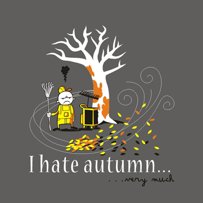 I hate autumn
